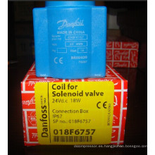 Bobina de la válvula de solenoide de Danfoss (018F6757)